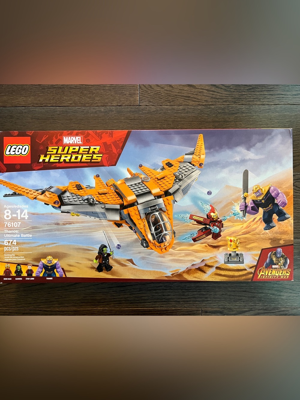 LEGO MARVEL SUPER HEROES 76107 THANOS: ULTIMATE BATTLE - New / Some Box Damage
